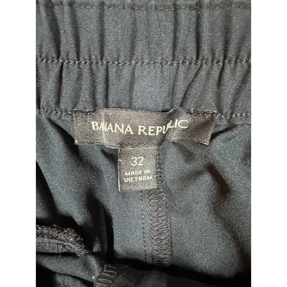 Banana‎ Republic Mens Core Temp Joggers Black Performance Pants Size 32 28x32